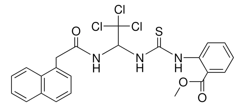 Sigma-Aldrich 2-(3-(TRICHLORO-1-(NAPHTHALEN-YL-AC-AMINO)-ET)-THIOUREIDO)-BENZOIC ACID ME ESTER,AldrichCPR