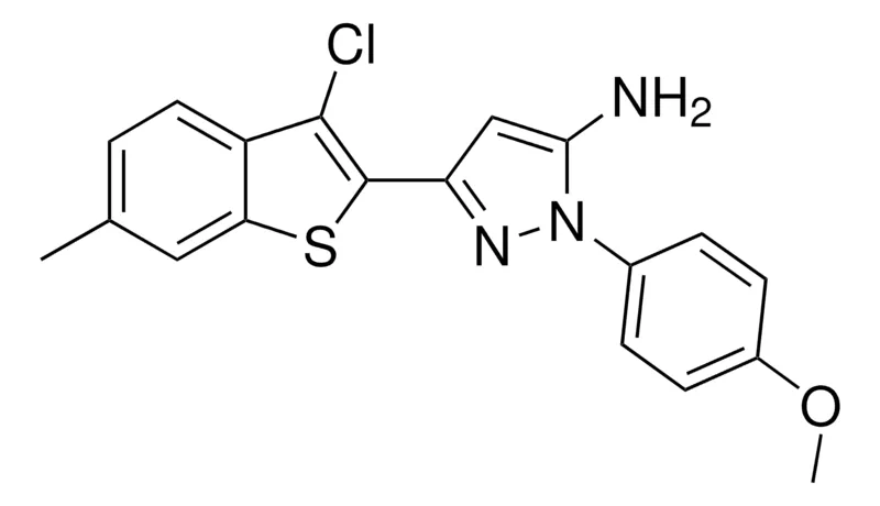 Sigma-Aldrich 3-(3-CHLORO-6-METHYL-1-BENZOTHIEN-2-YL)-1-(4-METHOXYPHENYL)-1H-PYRAZOL-5-AMINE,AldrichCPR