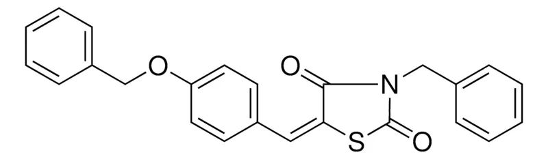 Sigma-Aldrich 3-BENZYL-5-(4-(BENZYLOXY)BENZYLIDENE)-1,3-THIAZOLIDINE-2,4-DIONE,AldrichCPR