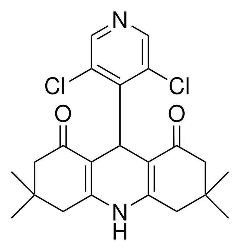Sigma-Aldrich 9-(3,5-DICHLORO-4-PYRIDINYL)-3,3,6,6-TETRAMETHYL-3,4,6,7,9,10-HEXAHYDRO-1,8(2H,5H)-ACRIDINEDIONE,AldrichCPR
