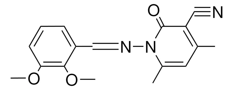Sigma-Aldrich 1,2-DIHYDRO-1-(2,3-DIMETHOXYBENZYLIDENEAMINO)-4,6-DIMETHYL-2-OXONICOTINONITRILE,AldrichCPR