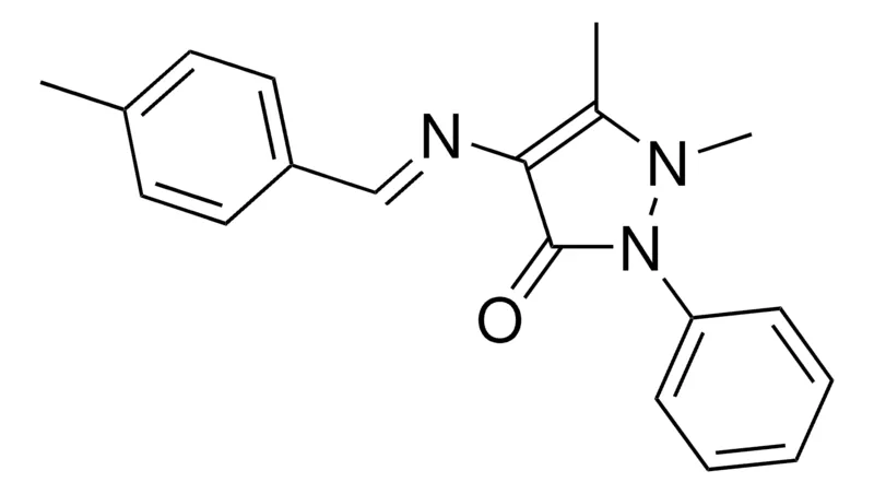 Sigma-Aldrich 2,3-DIMETHYL-4-(4-METHYLBENZYLIDENEAMINO)-1-PHENYL-3-PYRAZOLIN-5-ONE,AldrichCPR