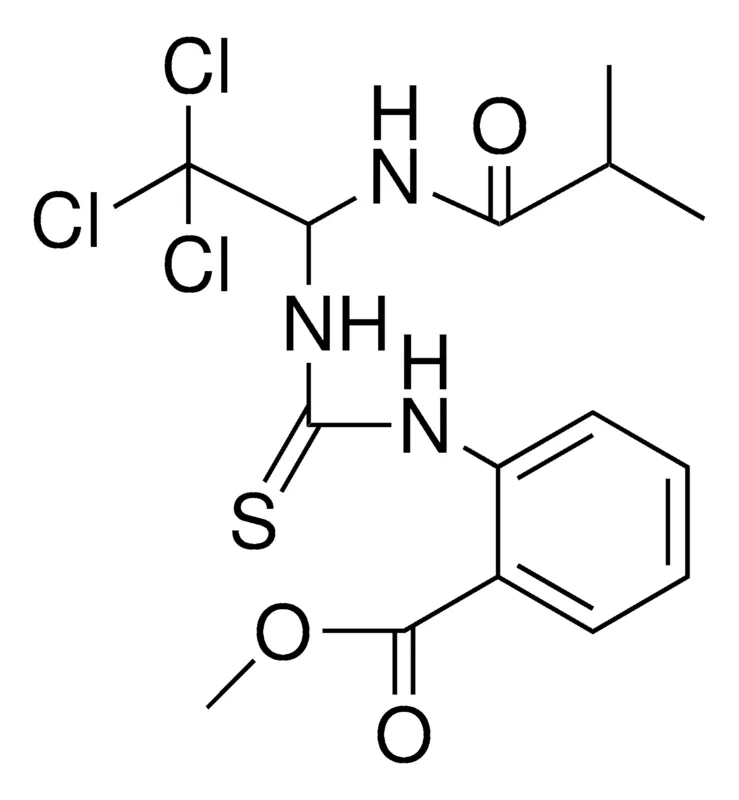Sigma-Aldrich 2-(3-(2,2,2-TRICHLORO-1-ISOBUTYRYLAMINO-ET)-THIOUREIDO)-BENZOIC ACID ME ESTER,AldrichCPR