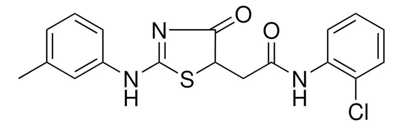Sigma-Aldrich N-(2-CL-PHENYL)-2-(4-OXO-2-(3-TOLUIDINO)-4,5-DIHYDRO-1,3-THIAZOL-5-YL)ACETAMIDE，AldrichCPR