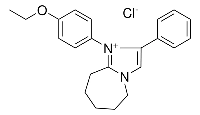 Sigma-Aldrich 1-(4-ETHOXY-PH)-2-PH-6,7,8,9-TETRAHYDRO-5H-IMIDAZO(1,2-A)AZEPIN-1-IUM CHLORIDE,AldrichCPR