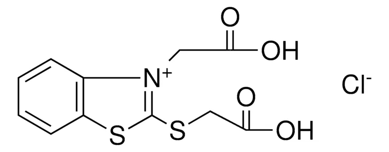 Sigma-Aldrich 3-CARBOXYMETHYL-2-CARBOXYMETHYLSULFANYL-BENZOTHIAZOL-3-IUM, CHLORIDE,AldrichCPR