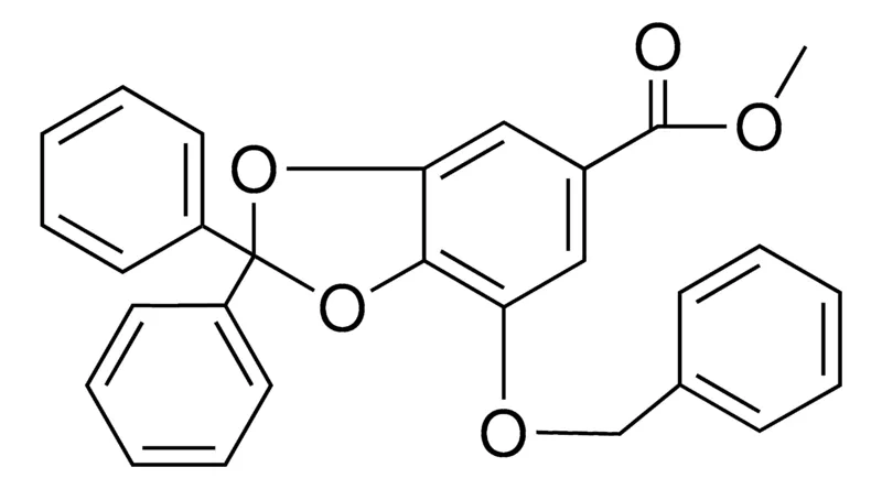 Sigma-Aldrich 7-BENZYLOXY-2,2-DIPHENYL-BENZO(1,3)DIOXOLE-5-CARBOXYLIC ACID METHYL ESTER，AldrichCPR