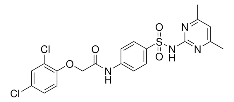 Sigma-Aldrich 2-(2,4-DICHLORO-PHENOXY)-N-(4-(4,6-DIMETHYL-PYRIMIDIN-2-YLSULFAMOYL)PH)ACETAMIDE，AldrichCPR