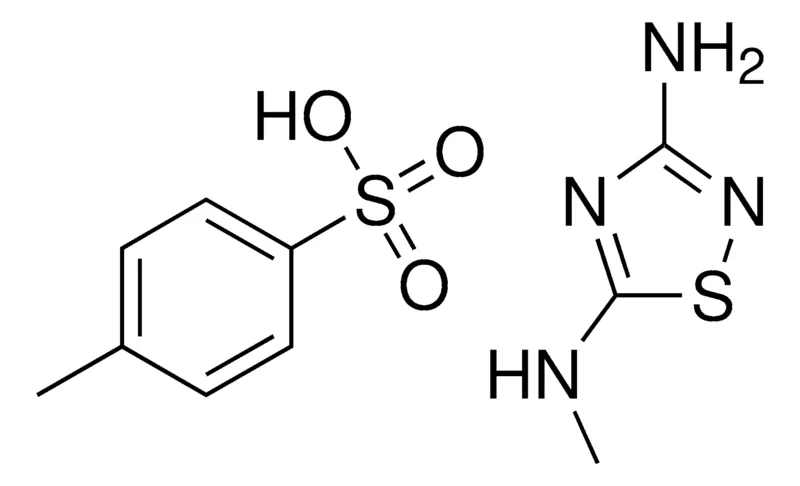 Sigma-Aldrich 3-AMINO-5-(METHYLAMINO)-1,2,4-THIADIAZOLE P-TOLUENESULFONATE,AldrichCPR