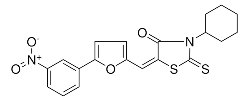 Sigma-Aldrich 3-CYCLOHEXYL-5-(5-(3-NITRO-PH)-FURAN-2-YLMETHYLENE)-2-THIOXO-THIAZOLIDIN-4-ONE,AldrichCPR