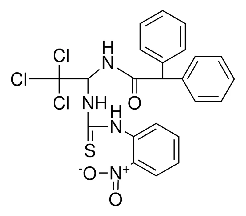 Sigma-Aldrich 2,2-DIPHENYL-N-(2,2,2-TRICHLORO-1-(3-(2-NITRO-PH)-THIOUREIDO)-ETHYL)-ACETAMIDE,AldrichCPR