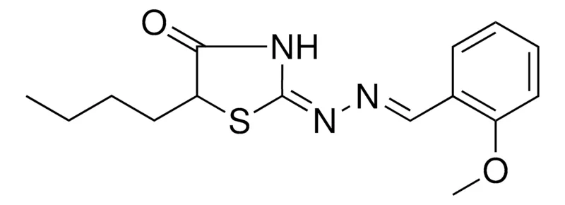 Sigma-Aldrich 2-METHOXYBENZALDEHYDE (5-BUTYL-4-OXO-1,3-THIAZOLIDIN-2-YLIDENE)HYDRAZONE，AldrichCPR