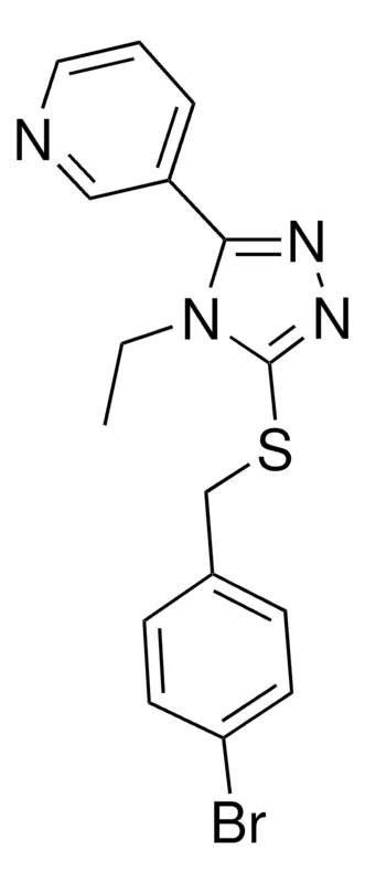 Sigma-Aldrich 4-BROMOBENZYL 4-ETHYL-5-(3-PYRIDINYL)-4H-1,2,4-TRIAZOL-3-YL SULFIDE，AldrichCPR