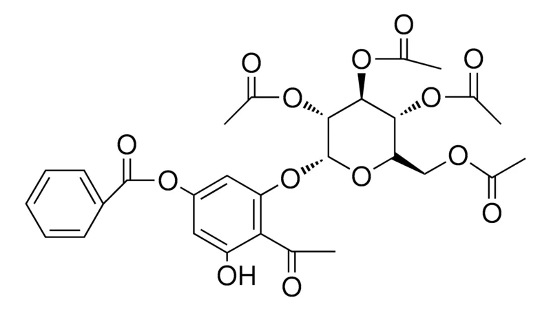 Sigma-Aldrich BENZOIC ACID 4-AC-3-HYDROXY-5-(2,3,4,5-TETRAACETYL-GLUCOPYRANOSYL)-PHENYL ESTER,AldrichCPR