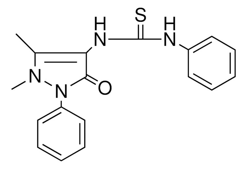 Sigma-Aldrich 1-(1,5-DIMETHYL-3-OXO-2-PHENYL-2,3-DIHYDRO-1H-PYRAZOL-4-YL)-3-PHENYL-THIOUREA,AldrichCPR