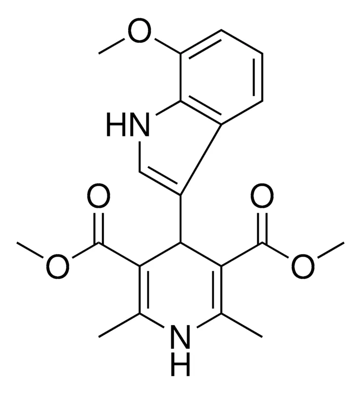 Sigma-Aldrich DIMETHYL 4-(7-METHOXY-1H-INDOL-3-YL)-2,6-DIMETHYL-1,4-DIHYDRO-3,5-PYRIDINEDICARBOXYLATE,AldrichCPR