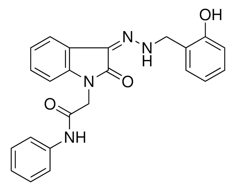 Sigma-Aldrich 2-(3-((2-HO-BENZYL)-HYDRAZONO)-2-OXO-2,3-DIHYDRO-INDOL-1-YL)-N-PHENYL-ACETAMIDE,AldrichCPR