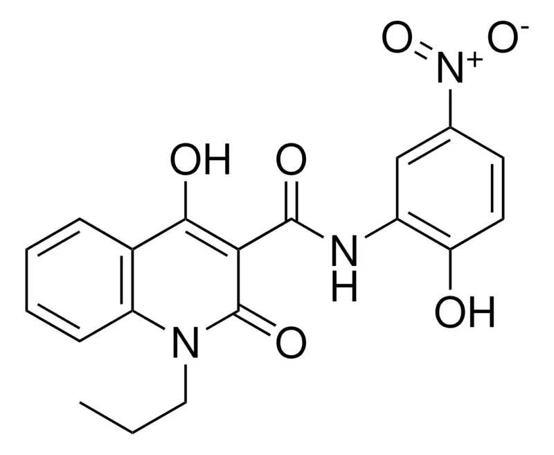 Sigma-Aldrich 4-HO-2-OXO-1-PR-1,2-2H-QUINOLINE-3-CARBOXYLIC ACID (2-HO-5-NITRO-PHENYL)-AMIDE,AldrichCPR