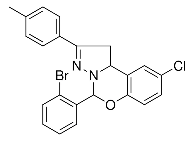 Sigma-Aldrich 4-(2-BR-PH)-8-CL-2-P-TOLYL-1,9B-2H-5-OXA-3,3A-DIAZA-CYCLOPENTA(A)NAPHTHALENE,AldrichCPR