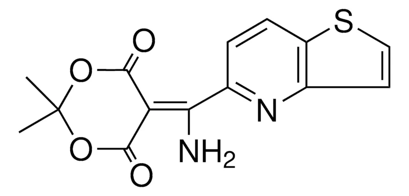 Sigma-Aldrich 5-(AMINO-THIENO(3,2-B)PYRIDIN-5-YL-METHYLENE)-2,2-DI-ME-(1,3)DIOXANE-4,6-DIONE,AldrichCPR