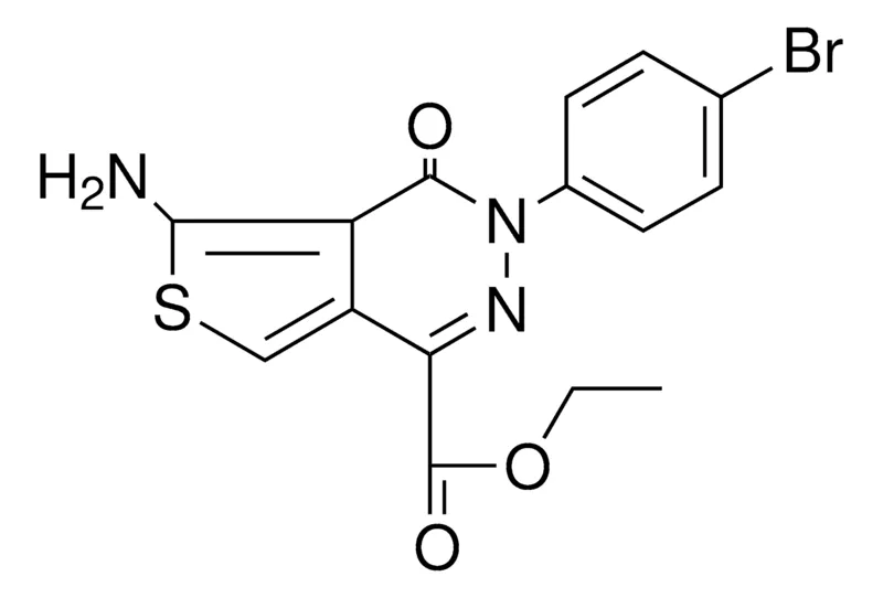 Sigma-Aldrich 5-AMINO-3-(4-BR-PH)-4-OXO-THIENO(3,4-D)PYRIDAZINE-1-CARBOXYLIC ACID ET ESTER,AldrichCPR
