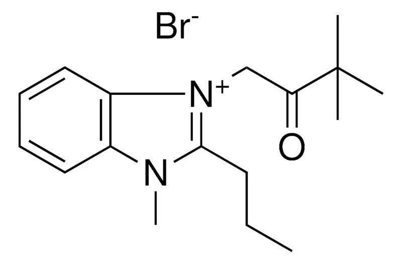 Sigma-Aldrich 1-(3,3-DIMETHYL-2-OXO-BUTYL)-3-METHYL-2-PROPYL-3H-BENZOIMIDAZOL-1-IUM, BROMIDE,AldrichCPR