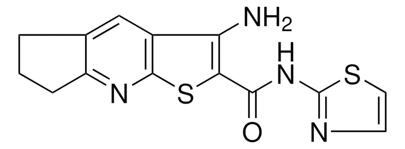 Sigma-Aldrich 3-AMINO-N-(1,3-THIAZOL-2-YL)-6,7-DIHYDRO-5H-CYCLOPENTA[B]THIENO[3,2-E]PYRIDINE-2-CARBOXAMIDE，AldrichCPR