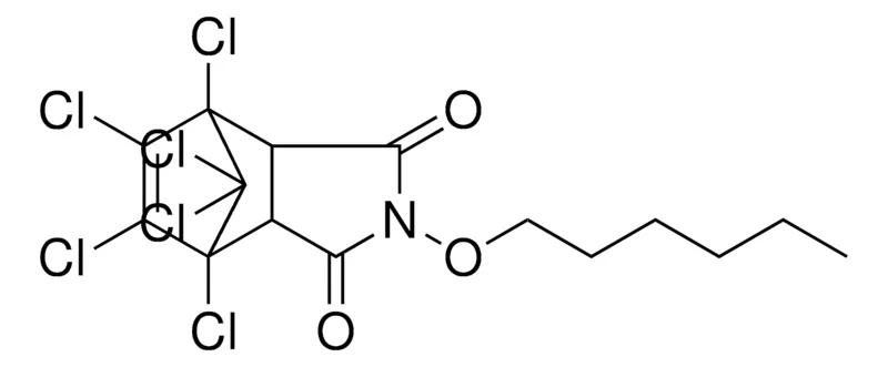 Sigma-Aldrich 1,7,8,9,10,10-HEXA-CL-4-HEXYLOXY-4-AZA-TRICYCLO(5.2.1.0(2,6))DEC-8-ENE-3,5-DIONE,AldrichCPR