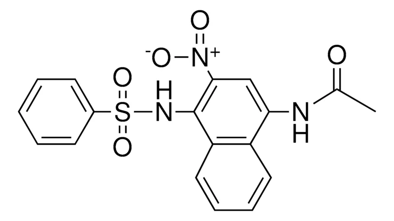 Sigma-Aldrich N-(4-BENZENESULFONYLAMINO-3-NITRO-NAPHTHALEN-1-YL)-ACETAMIDE,AldrichCPR