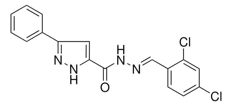 Sigma-Aldrich 5-PHENYL-2H-PYRAZOLE-3-CARBOXYLIC ACID (2,4-DICHLORO-BENZYLIDENE)-HYDRAZIDE,AldrichCPR
