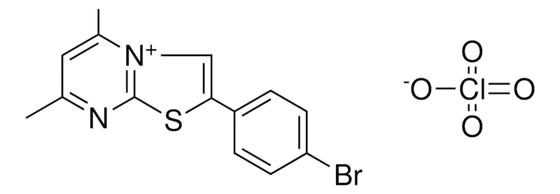 Sigma-Aldrich 2-(4-BROMO-PHENYL)-5,7-DIMETHYL-THIAZOLO(3,2-A)PYRIMIDIN-4-YLIUM, PERCHLORATE，AldrichCPR