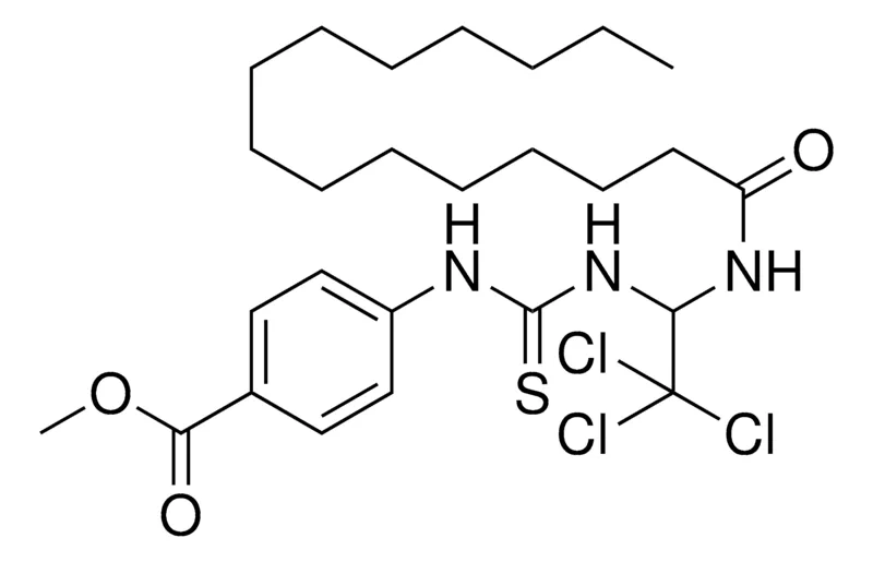 Sigma-Aldrich 4-(3-(2,2,2-TRICHLORO-1-PENTADECANOYLAMINO-ET)-THIOUREIDO)-BENZOIC ACID ME ESTER，AldrichCPR