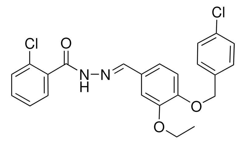 Sigma-Aldrich 2-CHLORO-N'-(4-((4-CHLOROBENZYL)OXY)-3-ETHOXYBENZYLIDENE)BENZOHYDRAZIDE,AldrichCPR