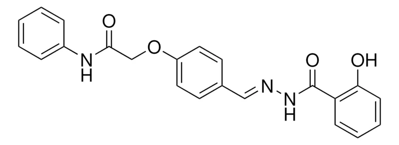 Sigma-Aldrich 2-(4-((2-HYDROXY-BENZOYL)-HYDRAZONOMETHYL)-PHENOXY)-N-PHENYL-ACETAMIDE,AldrichCPR