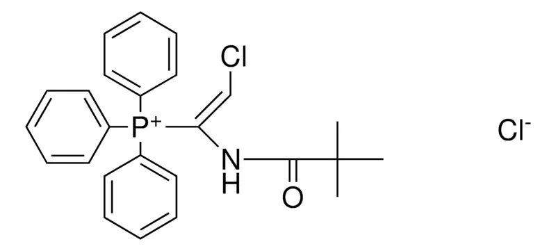 Sigma-Aldrich (2-CHLORO-1-(2,2-DIMETHYL-PROPIONYLAMINO)-VINYL)-TRIPHENYL-PHOSPHONIUM, CHLORIDE,AldrichCPR