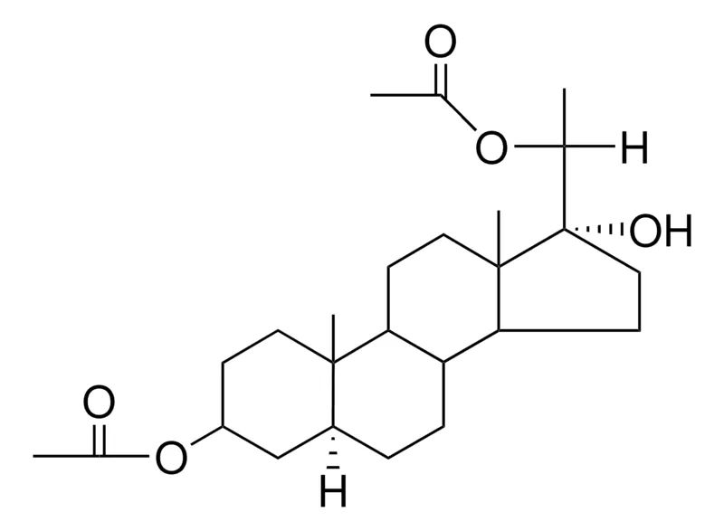 Sigma-Aldrich 17-ALPHA-HYDROXY-5-ALPHA-PREGNANE-3-BETA,20-BETA-DIYL DIACETATE，AldrichCPR