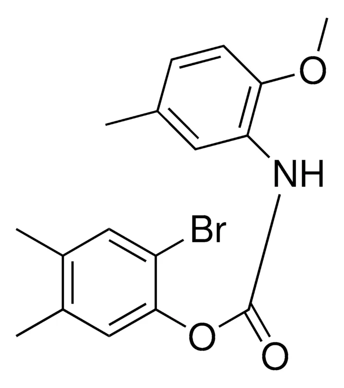 Sigma-Aldrich 2-BROMO-4,5-DIMETHYLPHENYL N-(2-METHOXY-5-METHYLPHENYL)CARBAMATE,AldrichCPR