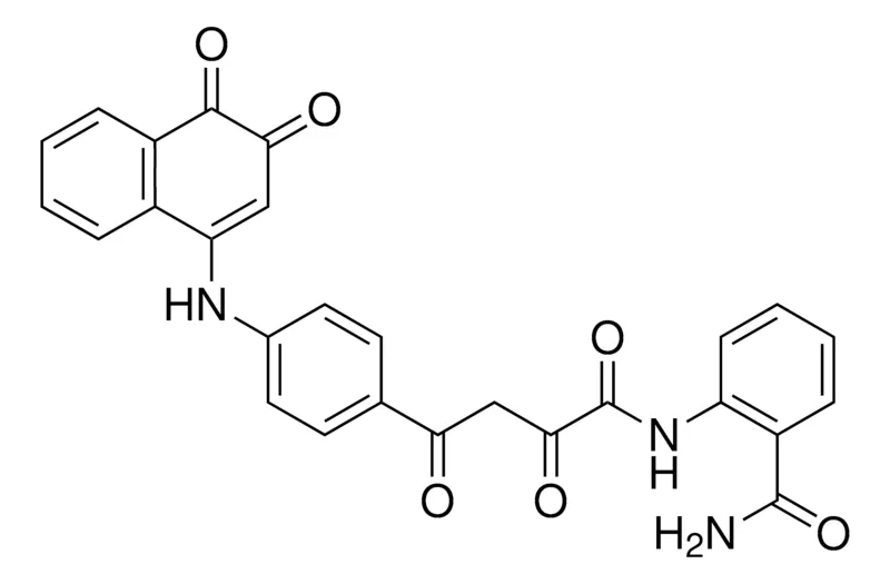 Sigma-Aldrich 2-[(4-{4-[(3,4-DIOXO-3,4-DIHYDRO-1-NAPHTHALENYL)AMINO]PHENYL}-2,4-DIOXOBUTANOYL)AMINO]BENZAMIDE，AldrichCPR