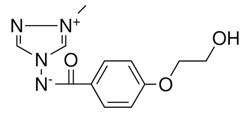 Sigma-Aldrich (4-(2-HYDROXYETHOXY)BENZOYL)(1-METHYL-4H-1,2,4-TRIAZOL-1-IUM-4-YL)AMIDE,AldrichCPR