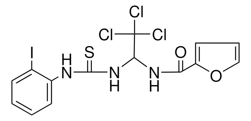 Sigma-Aldrich FURAN-2-CARBOXYLIC ACID (2,2,2-TRICHLORO-1-(3-(2-I-PH)-THIOUREIDO)-ETHYL)-AMIDE,AldrichCPR