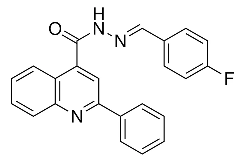 Sigma-Aldrich 2-PHENYL-QUINOLINE-4-CARBOXYLIC ACID (4-FLUORO-BENZYLIDENE)-HYDRAZIDE,AldrichCPR