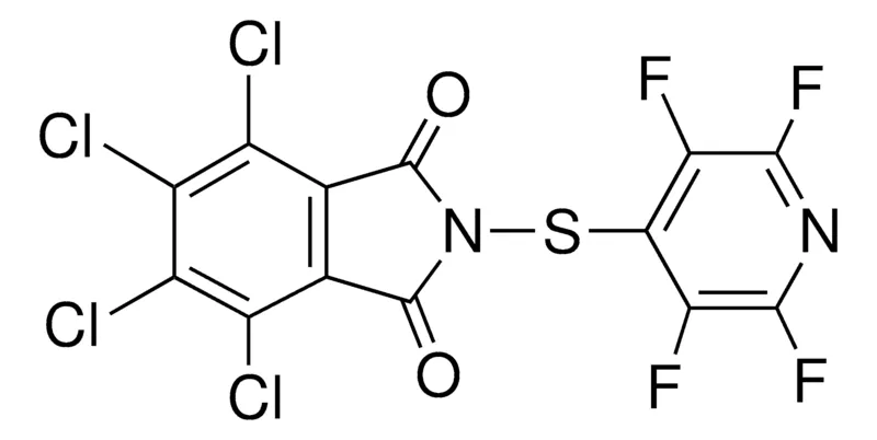 Sigma-Aldrich 3,4,5,6-TETRACHLORO-N-((2,3,5,6-TETRAFLUORO-4-PYRIDYL)THIO)PHTHALIMIDE,AldrichCPR