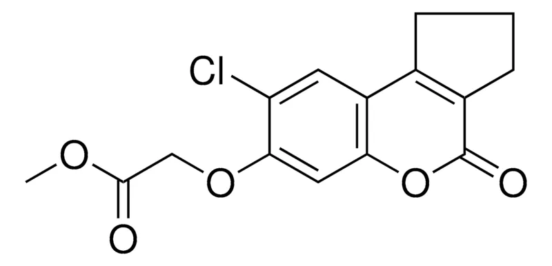 Sigma-Aldrich METHYL ((8-CHLORO-4-OXO-1,2,3,4-TETRAHYDROCYCLOPENTA(C)CHROMEN-7-YL)OXY)ACETATE,AldrichCPR