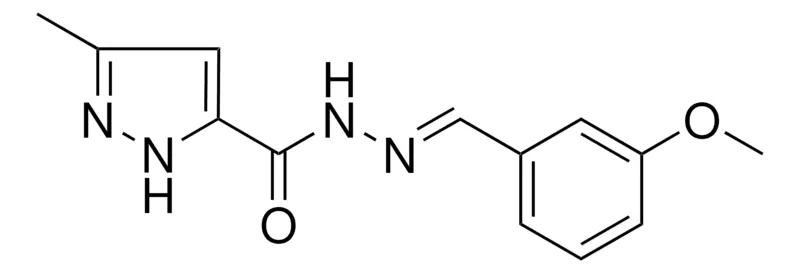 Sigma-Aldrich 5-METHYL-2H-PYRAZOLE-3-CARBOXYLIC ACID (3-METHOXY-BENZYLIDENE)-HYDRAZIDE,AldrichCPR