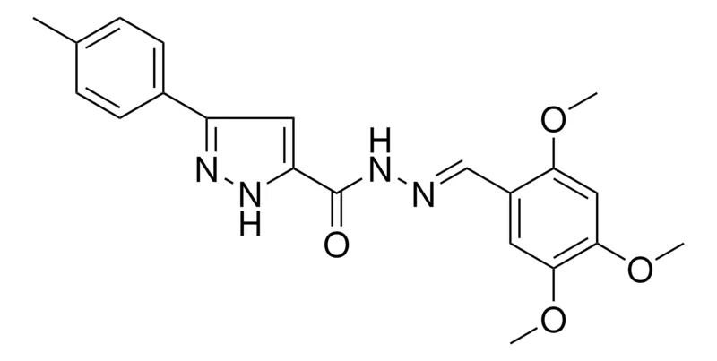 Sigma-Aldrich 5-P-TOLYL-2H-PYRAZOLE-3-CARBOXYLIC ACID (2,4,5-TRIMETHOXY-BENZYLIDENE)-HYDRAZIDE,AldrichCPR