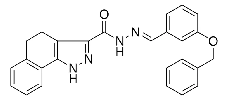 Sigma-Aldrich N'-{(E)-[3-(BENZYLOXY)PHENYL]METHYLIDENE}-4,5-DIHYDRO-1H-BENZO[G]INDAZOLE-3-CARBOHYDRAZIDE，AldrichCPR