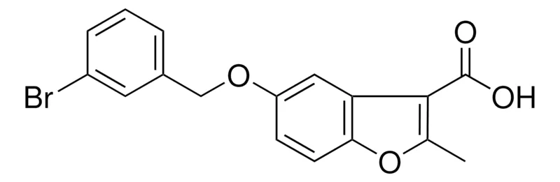 Sigma-Aldrich 5-((3-BROMOBENZYL)OXY)-2-METHYL-1-BENZOFURAN-3-CARBOXYLIC ACID，AldrichCPR