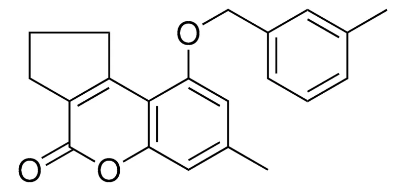 Sigma-Aldrich 7-METHYL-9-(3-METHYL-BENZYLOXY)-2,3-DIHYDRO-1H-CYCLOPENTA(C)CHROMEN-4-ONE,AldrichCPR