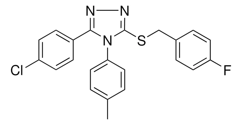 Sigma-Aldrich 3-(4-CHLOROPHENYL)-5-((4-FLUOROBENZYL)THIO)-4-(4-METHYLPHENYL)-4H-1,2,4-TRIAZOLE,AldrichCPR