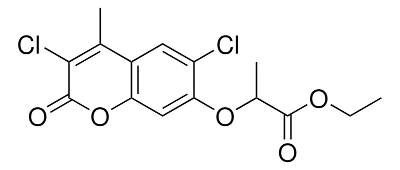Sigma-Aldrich ETHYL 2-((3,6-DICHLORO-4-METHYL-2-OXO-2H-CHROMEN-7-YL)OXY)PROPANOATE,AldrichCPR